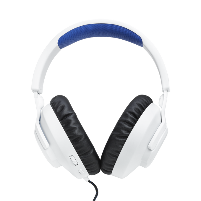 JBL Quantum 100P Console - White - Wired over-ear gaming headset with a detachable mic - Back image number null